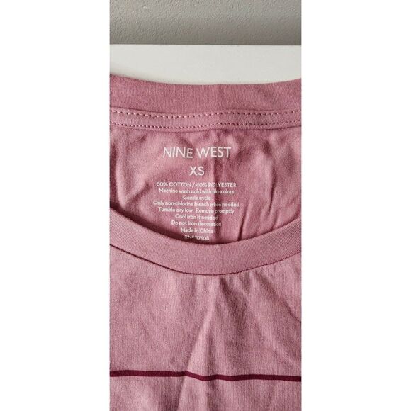 Nine West NEW w/ Tags, Pink Women's T-Shirt in XS - Picture 4 of 7